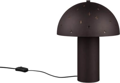 REALITY SETA - Tafellamp - Zwart mat - excl. 1x E14 28W - Snoerschakelaar