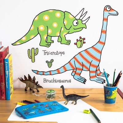 Vrolijke muurstickers Dinosaurussen - jongens & meisjes