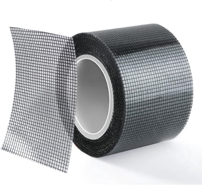 Hor Reparatie Tape - Raamhor Tape - Muggennet Reparatie Tape - Hor Reparatietape - Zelf Je Hor Repareren - Vliegengordijn Tape - 10cm x 2m - Grijs