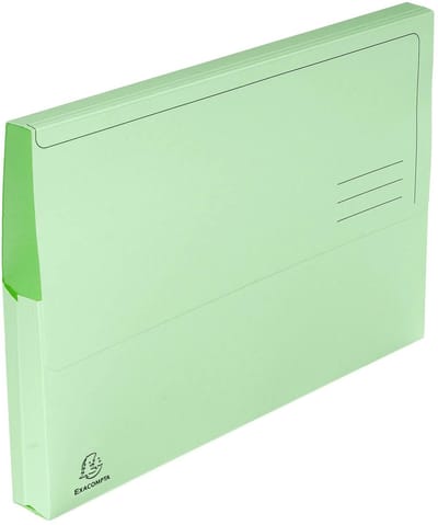 Exacompta 3x SUPER Pak van 50 pocketmappen 210gm2 - 24,5x32,5cm A4 - Lichtgroen - 46773E