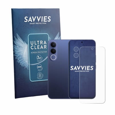 Savvies - Screenprotector voor Vivo V70 FE (Voor+Camera) - Folie Beschermfolie transparant 18 Stuks