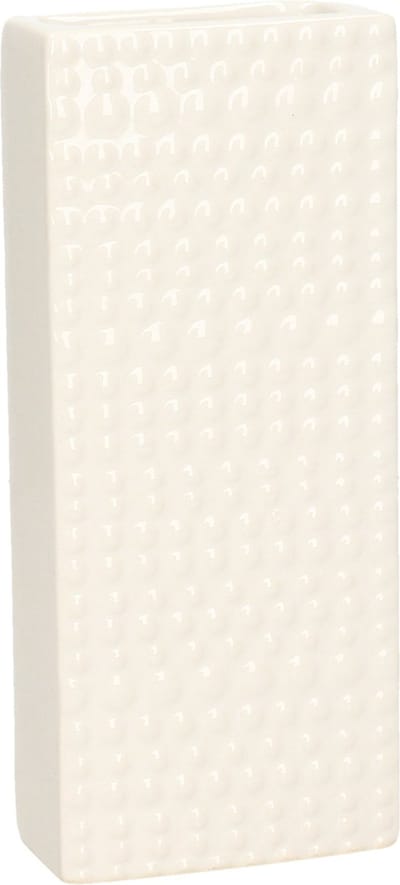 Gerimport Waterverdamper - creme wit - keramiek - 400 ml - radiatorbak luchtbevochtiger - 7,4 x 17,7 cm