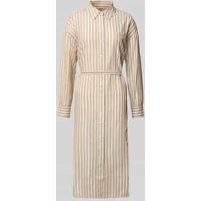 Midi-jurk met knoopsluiting