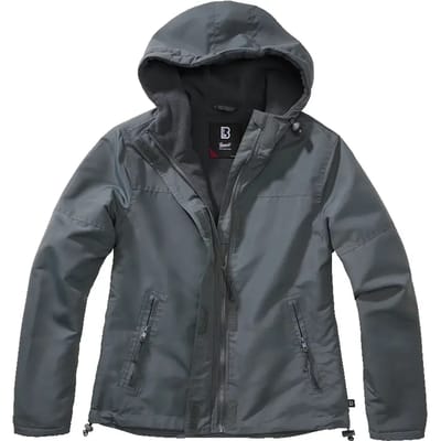 Brandit - Frontzip Windbreaker jacket - XS - Grijs
