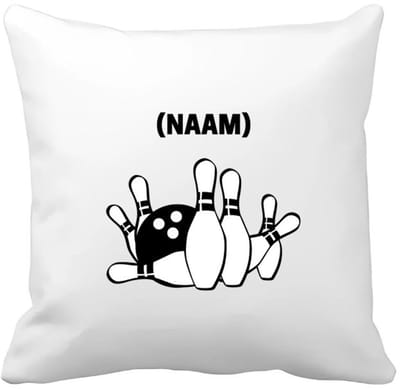 Akyol - bowlen met eigen naam Kussen hoes - Bowlen - bowler - sport - 40 bij 40 cm