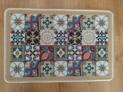 FOTAPIJT - Badmat - Bedrukte deurmat - Binnen - Termo Antislip - 50x80 cm - 5 mm - Wasbaar - Polyamide