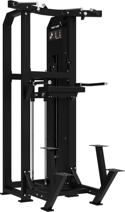Tunturi Platinum Dual Assisted Chin Up/Dip Krachtstation - Fitnessapparaat - V-series