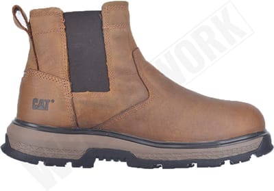 CAT Safety Tentoonstelling Chelsea S3 W | Piramide - FW Industrial Adult - Maat 45 - Brown