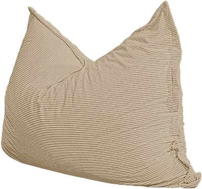 Bananair - Zitzak XXL afneembare hoes - ribfluweel - Beige - 140 x 180 cm