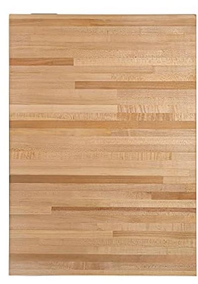 Butcher Block Aanrechtblad - Hard Hout, Omkeerbaar & Voedselveilig, 3,8 cm Dikte, 30 cm x 63,5 cm