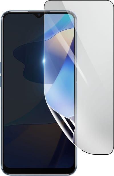 3mk, Geschikt voor Oppo A16, Schokbestendige Hydrogel Screenprotector, Transparant