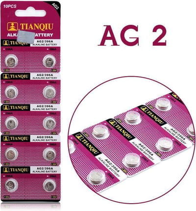 Strip 10 Stuks SR726SW Horloge Batterijen | AG2