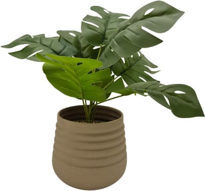 Deco4yourhome® - Bloempot - Plantenpot - 13cm - Creme - Beige