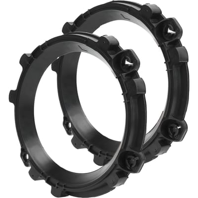 7 inch Koplamprand Montage Ring Beugel Koplamp Houder Retainer Vervanging voor Jeep Wrangler TJ Modellen 1997‑2006 black