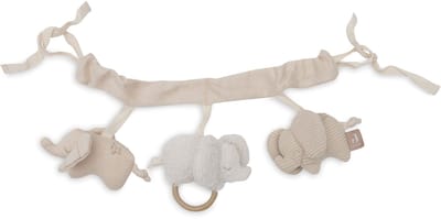 Jollein Wagenspanner - Kinderwagen Speelgoed - Elephant Tales