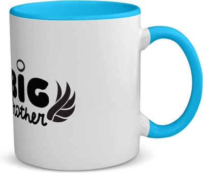 Akyol - big brother koffiemok - theemok - blauw - Broer - oudere broer - cadeau - verjaardag - oudere broer - familie - 350 ML inhoud