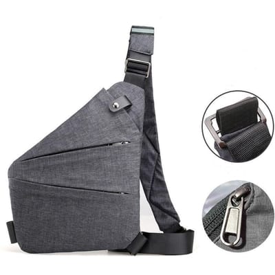 Heren Dunne Anti-Diefstal Kleine Borsttas Crossbody Tassen Mannelijke Eén Schouder Sling Bag voor Reizen Jongen Sporttas