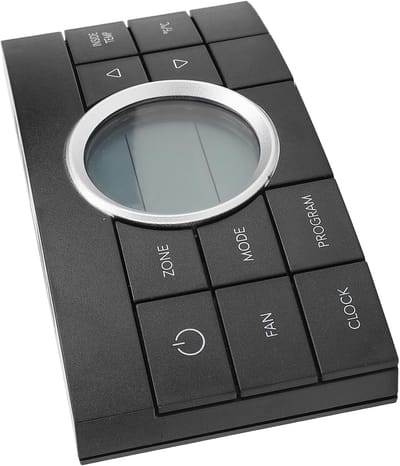 RV Thermostaat - Comfort Bediening - Temperatuur Regelen - Meerdere Zones - ABS Materiaal - Zwart