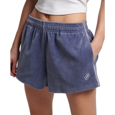 Superdry - S Logo velours short - Dames - Korte broeken