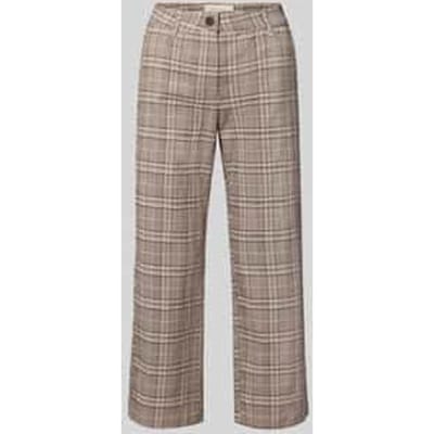 straight fit broek van viscosemix model 'Rexo'