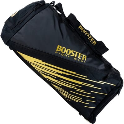 Booster Performance Gym Sporttas Zwart Goud – 60L Trainings- & Sporttas voor Boksen, Kickboksen, MMA en Fitness -
