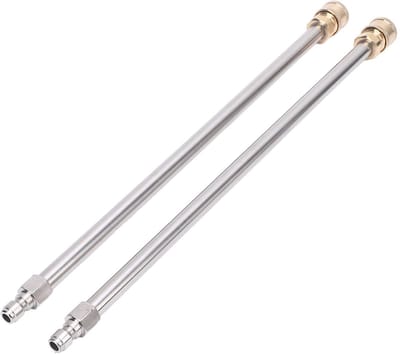 Dailygoods- Verlengingsstang 40 cm - Drukreiniger - Metaal - Autoreiniging - Robuust - Hoogwaardige duurzaamheid