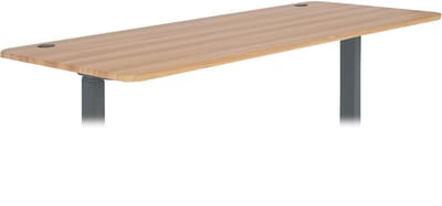 Tafelblad MCW-D40 voor bureaus, tafelblad, 160x80cm MVG-gecertificeerd ~ eikenkleurig