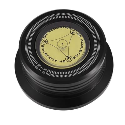 Dailygoods- Disc Stabilizer - Uittrekbaar Gewicht - Antislip Wattenpad - Aluminiumlegering - 78mm Diameter - Trillingen Verminderen - Platenspeler Stabilisator