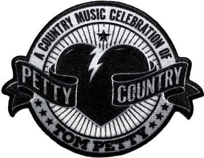 Tom Petty & The Heartbreakers - Petty Country Patch - Wit/Zwart