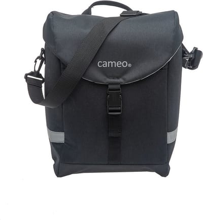 New Looxs Cameo Sports Enkele Fietstas - Pakaftas - Met schouderband - 14 liter - Zwart - Geschikt voor Electrische Fietsen