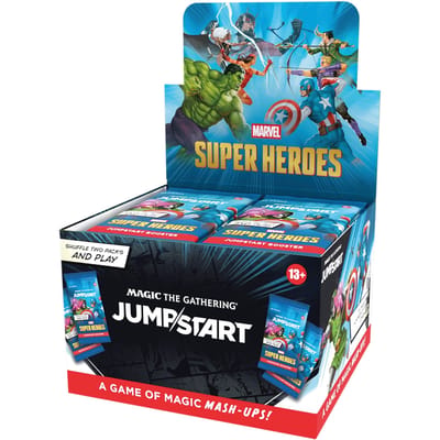 Magic: The Gathering Marvel Super Heroes Jumpstart Booster Box (24 Packs)