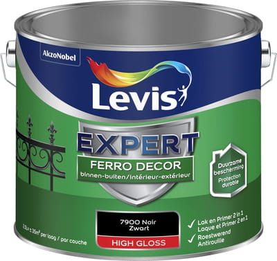 Levis - Expert Ferro Decor - Zwart - 2,5 L