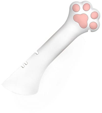 Dailygoods- Blikopener Multifunctioneel - Kattenpotopener - Gebogen Lepelkop - Siliconen Materiaal - Lichtgewicht - Gemakkelijk te Reinigen - Blikkenopener