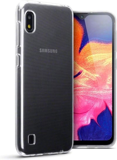 HB Hoesje Geschikt voor Samsung Galaxy A10 - Siliconen Back Cover - Transparant