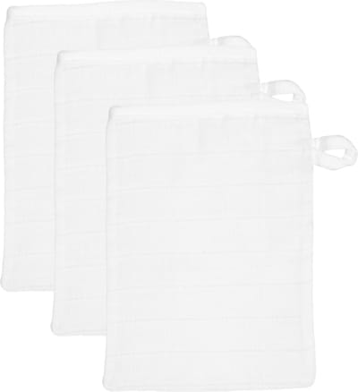 Blush & Blossom Wit 15 x 21 cm 3 Stuks Hydrofiel Washandjes TR-BB443405