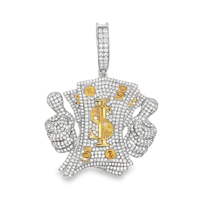 Juwelier Zwartevalk - Zilveren (gerhodineerd) money hanger - 24.351