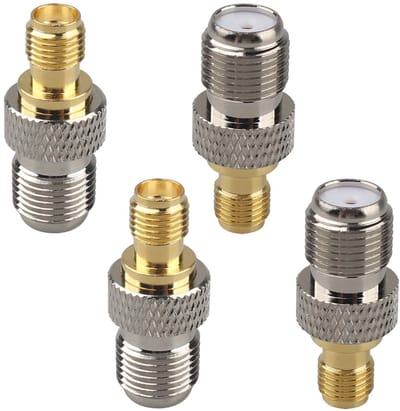 Allecto - Antenne Connector Coaxkabel - SMA naar F Female - CB Radio Transceivers - Wi-Fi Radio Externe Antenne - RF Toepassing - Draadloos Device
