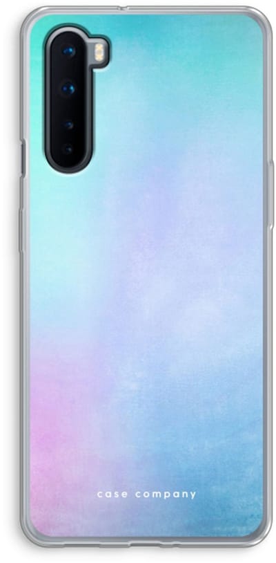 Case Company® - Hoesje geschikt voor OnePlus Nord hoesje - Mist pastel - Soft Cover Telefoonhoesje - Bescherming aan alle Kanten en Schermrand