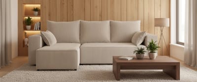 Luxe Uitschuifbare Slaapbank – 246x145 cm – Industrohome
