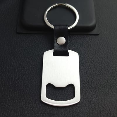 Handige Flesopener Sleutelhanger, Perfect Cadeau voor Vader, Moeder, Oom en Tante, RVS Flesopener met Duurzaam Ontwerp