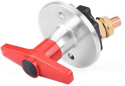 VT Goods - 12 V sleutelloze scheidingsschakelaar - Universele batterij schakelaar - Eenvoudige installatie - Duurzaam materiaal - Geschikt voor auto...