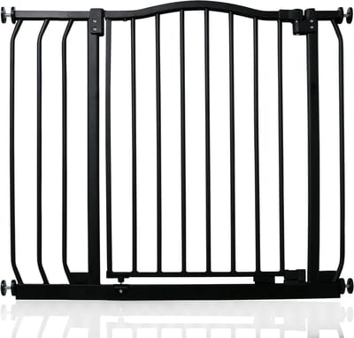 Safetots Klemhekje met Gebogen Bovenkant, 80cm - 89cm, Mat Zwart