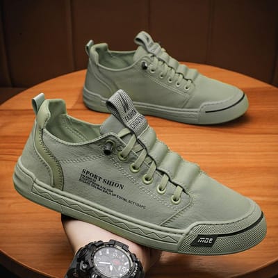 Nieuwe Casual Schoenen Heren Sneakers Outdoor Canvas schoenen Wandelschoenen Loafers Comfortabel Herenschoeisel tenis hombres 39 gray