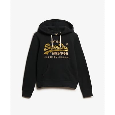 Superdry - Versierde Vintage Logo hoodie - Dames - Hoodies
