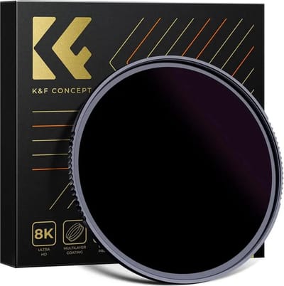 K&F Concept 82mm ND100000 Nano-X MRC zonnefilter nd solar filter zonsverduistering grijsfilter 16.6 stops