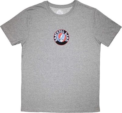 Grateful Dead - Mini Steal Your Face Logo Heren Tshirt - S - Grijs
