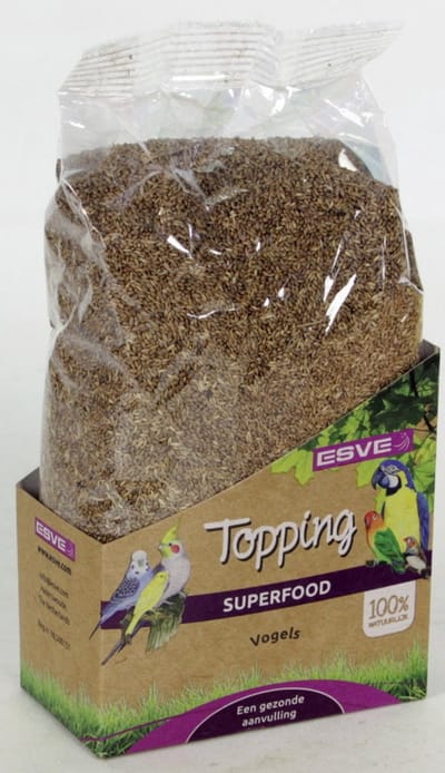 ESVE Topping Foniopaddy 250 gram | voedzaam fonio paddy graszaad voor vogels