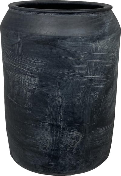 Bilbao vaas zwart D22 x H30 cm