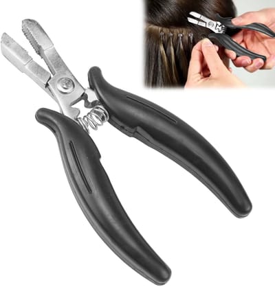 Cosensi - Haarverlenging Tools - Professionele Extensions Pliers - Zwart - Dreadlocks Accessoires - Haarstylingshulpmiddelen - Geschikt voor Haarve...