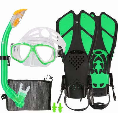 Kinder snorkelset met zwemvliezen voor zomerpret
